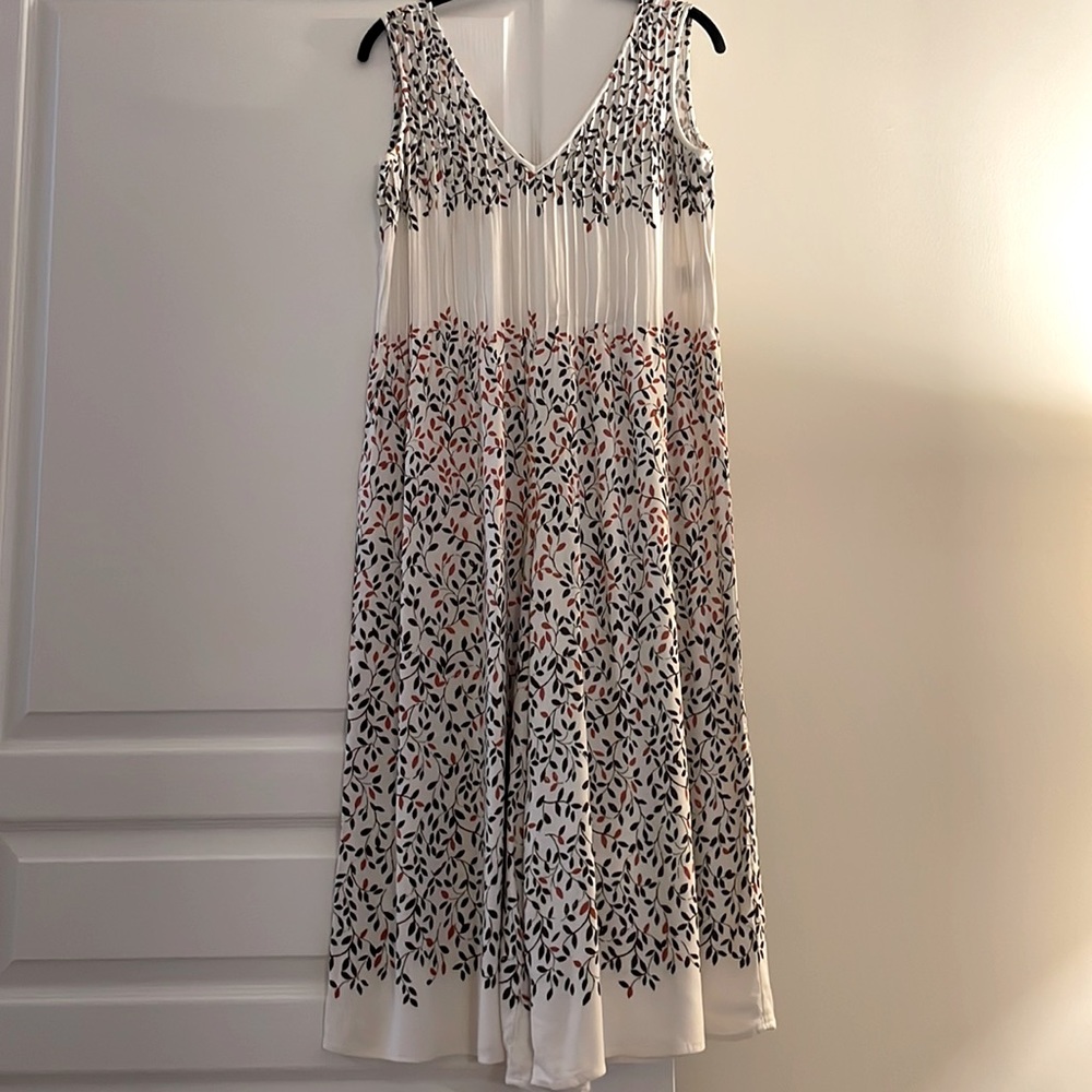 Anthropologie Elevenses Leaf Jumpsuit